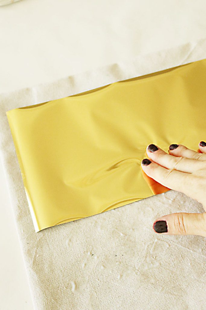 diy-gold-foil-applying