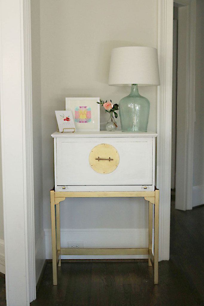 how-to-paint-furniture-white-and-gold2