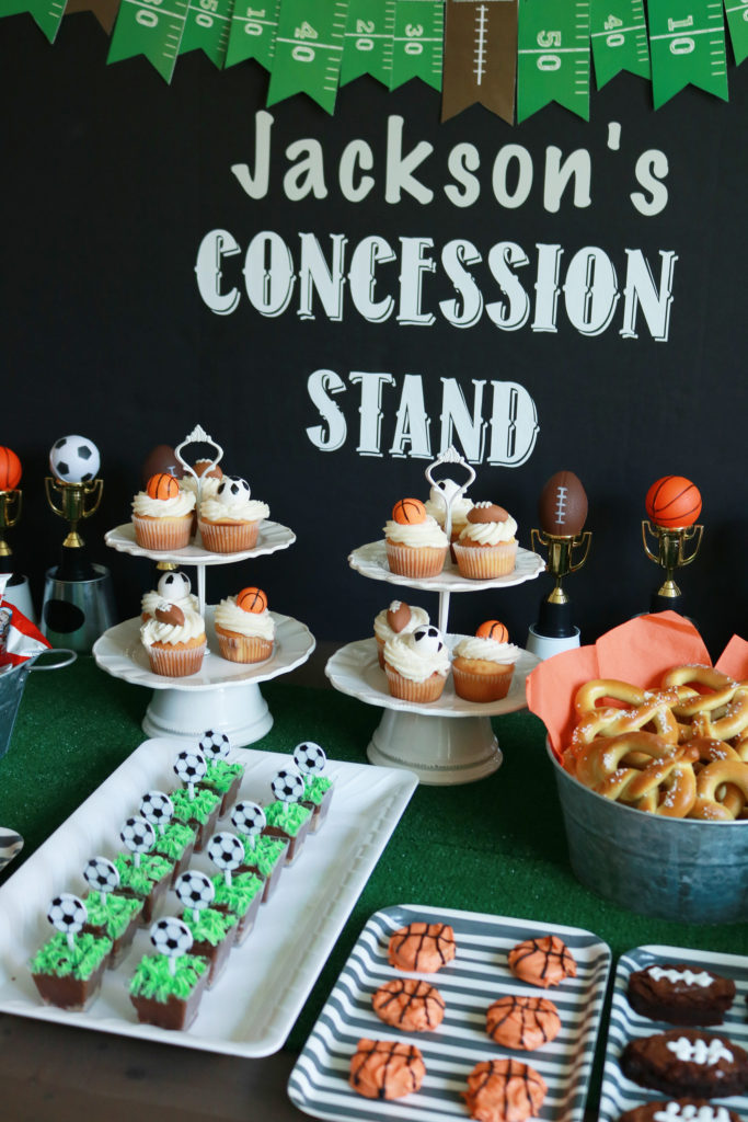 Sports Themed Birthday Party, Soccer Party, Football Party, Basketball Party || Darling Darleen