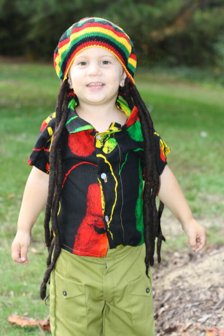 Best Halloween Costumes for Family and Kids, Bob Marley kid costume, Best Homemade Costumes || Darling Darleen