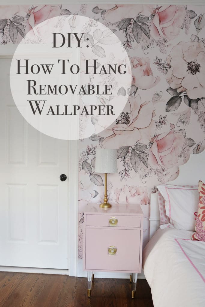 DIY How to Hang Removable Wallpaper | DIY wallpaper ideas | removable wall panels | tips on removable wallpaper installation | how to install temporary wallpaper | renters ideas for home decor | wall decor ideas | budget friendly home decor | DIY guide | #darlingdarleen #removablewallpaper #darleenmeier || Darling Darleen