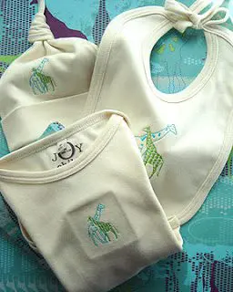 Embroidered Baby Gift Set
