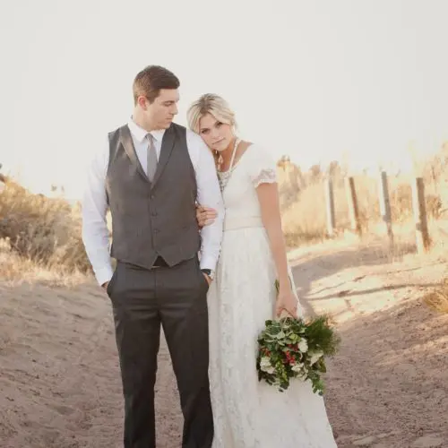 Desert Wedding Pictures by Ellie Asher