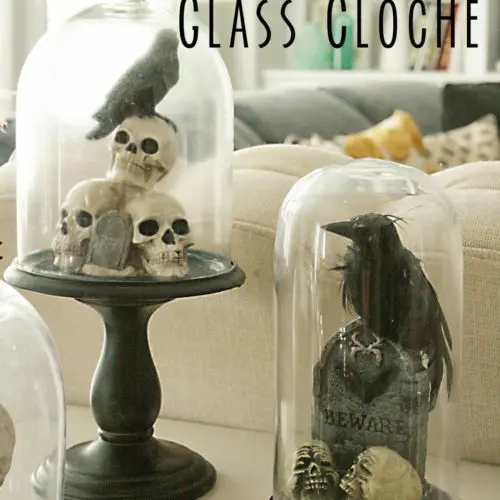 DIY: Halloween Glass Cloche