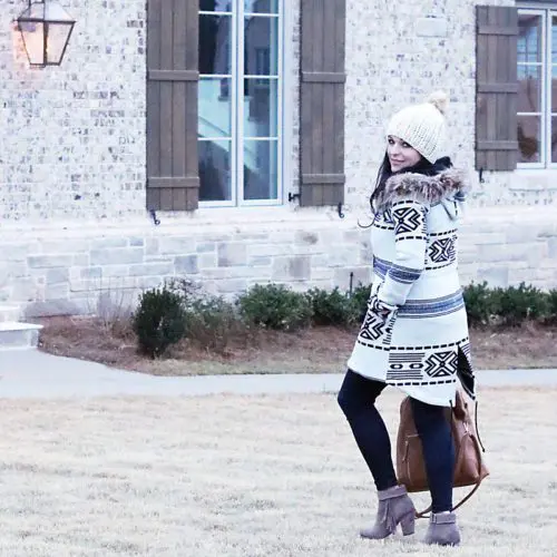 Boho Casual Winter Coat