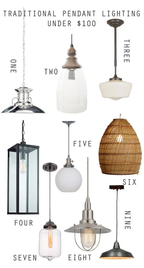 traditional-pendant-lighting, cheap lighting, budget lighting, traditonal lighting, schoolhouse lighting, lantern lighting