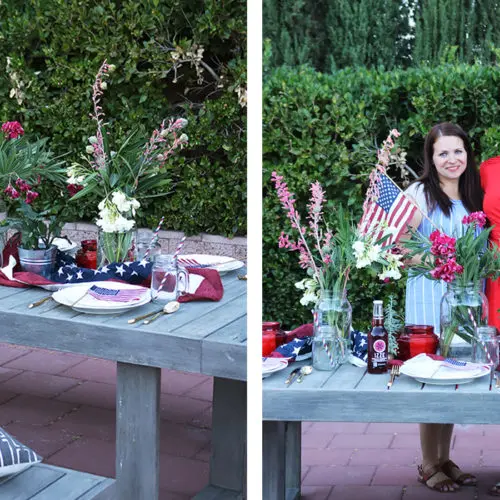 Fourth Of July Tablescape