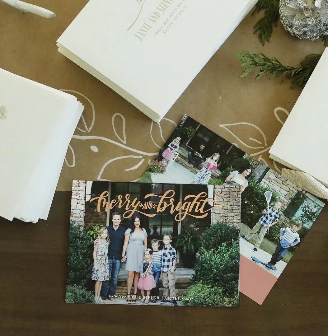 Minted Christmas Cards has the best print job, paper thickness and card designs.  We love the discounts available and the quick shipping.  Our Holiday cards come out great every year!  Darling Darleen | Top CT Lifestyle Blogger #darlingdarleen #minted #holidaycards #christmascards
