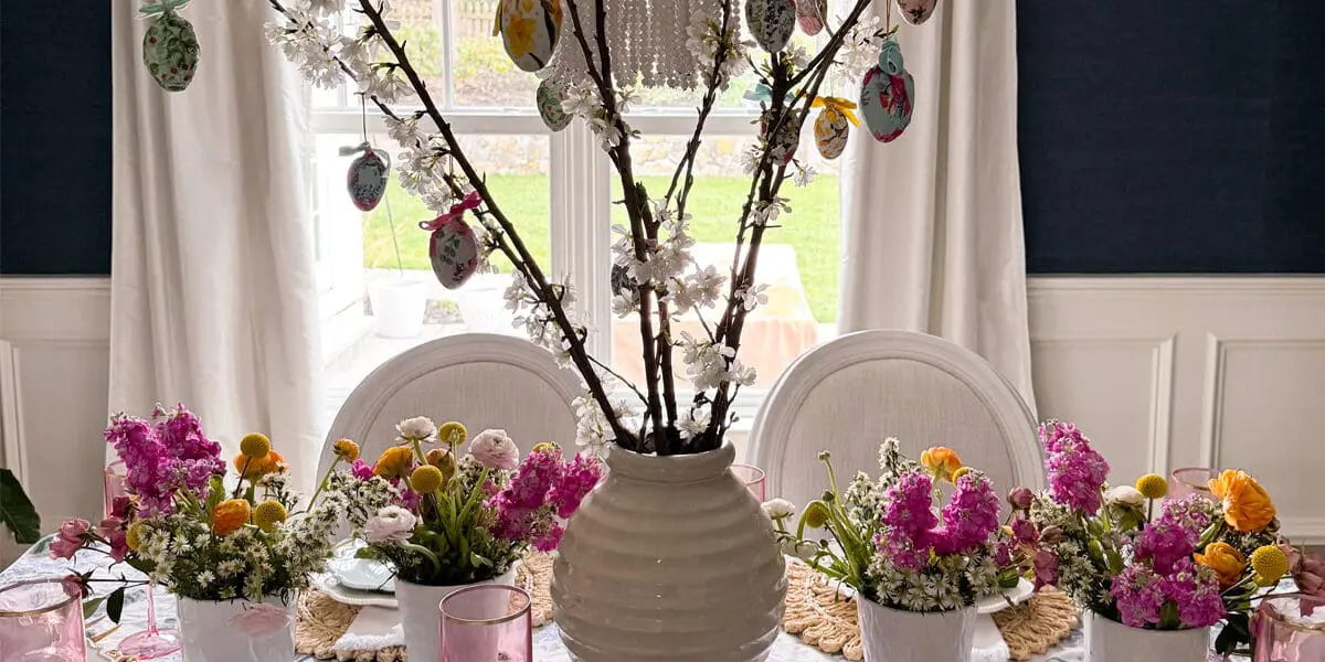 Easter Tree on the Easter Table