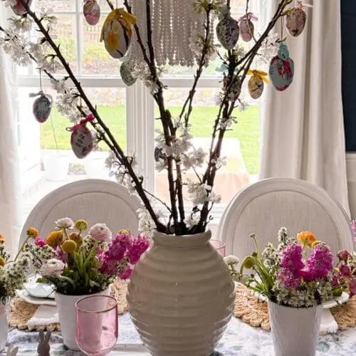 Easter Tree on the Easter Table