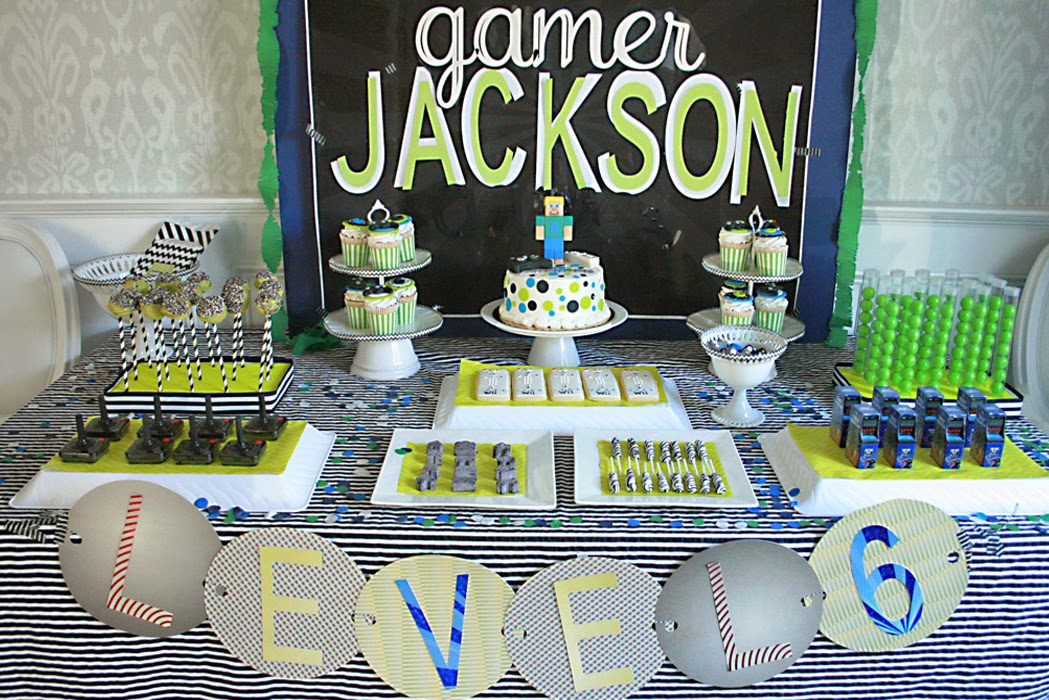 Video Game Birthday Party - Darling Darleen | A Lifestyle Design Blog