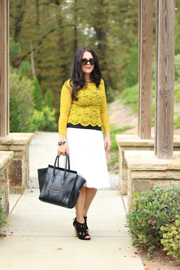 Fall Color and Winter White Outfit - Darling Darleen | A Lifestyle ...