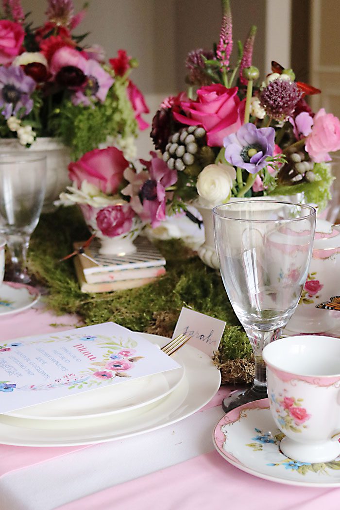 Indoor Garden Tea Party for a Shower - Darling Darleen | A Lifestyle ...