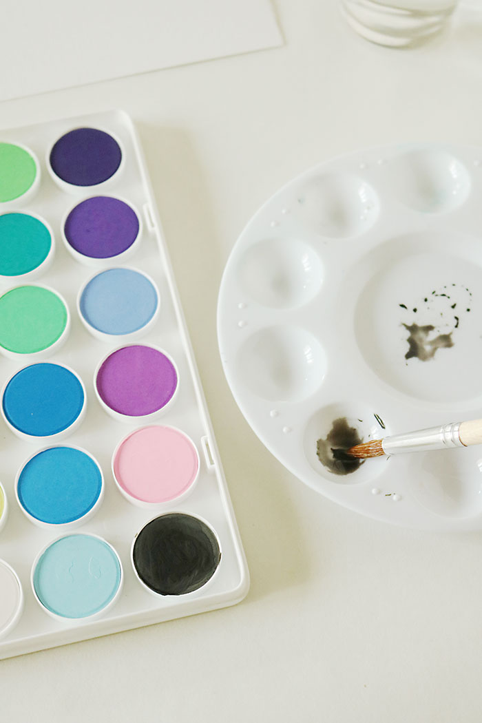 Easy 5-minute Watercolor Paint Project - Darling Darleen | A Lifestyle ...