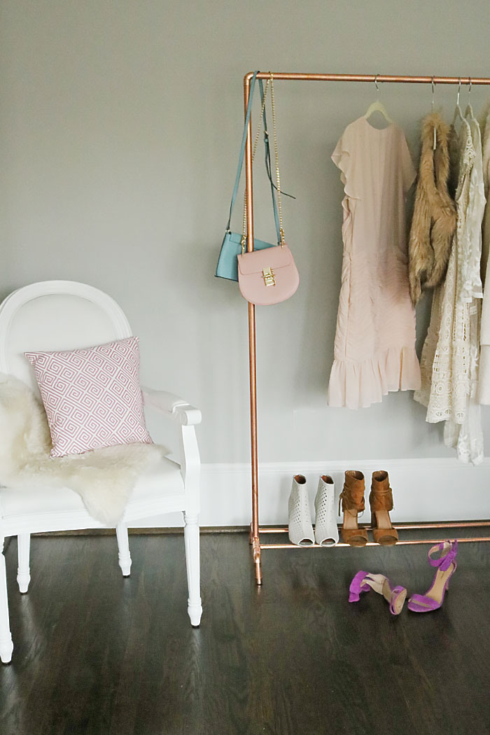 DIY Copper Clothing Rack Darling Darleen A Lifestyle Design Blog