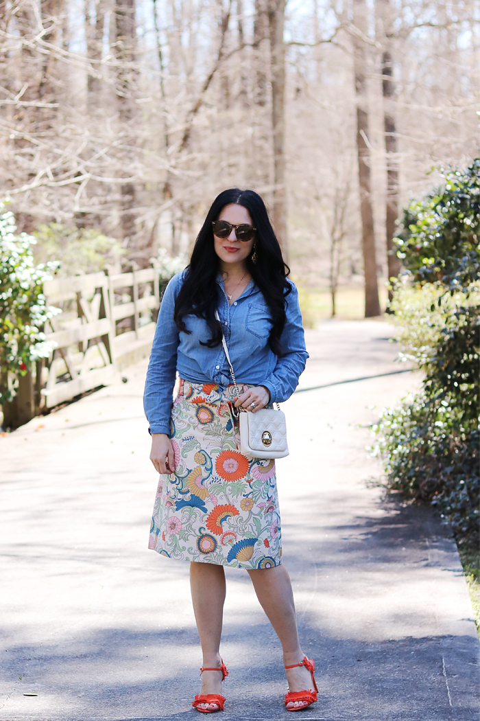 Spring Floral Skirt - Darling Darleen | A Lifestyle Design Blog