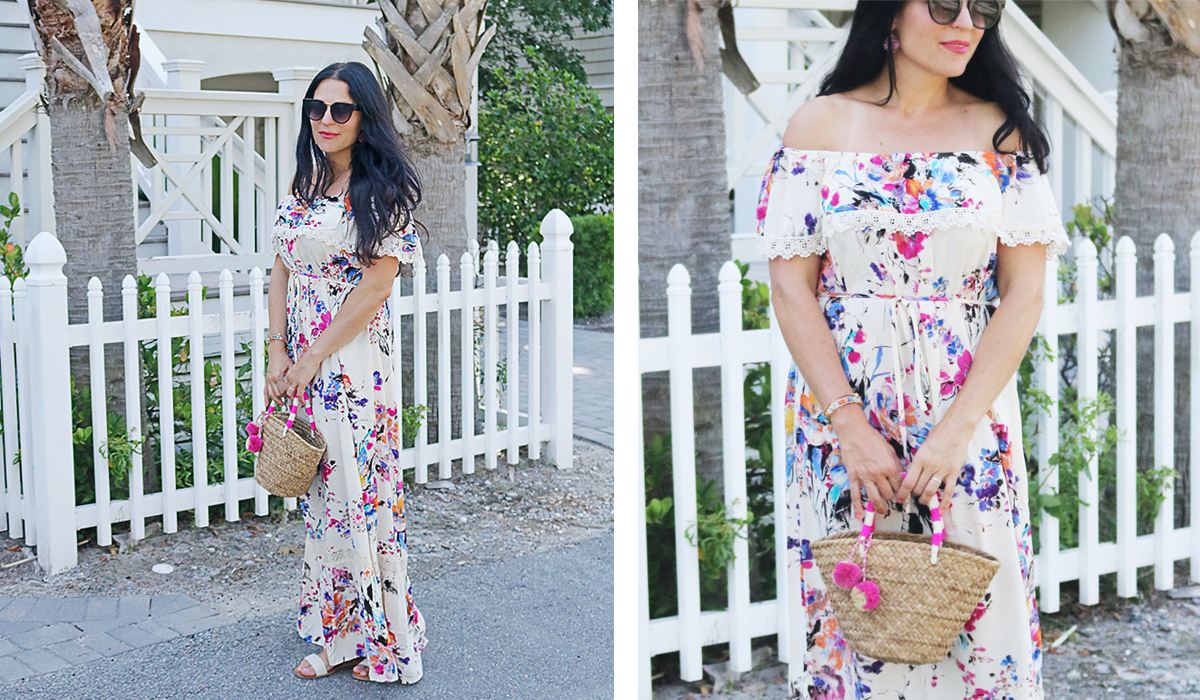 Long Floral Dress - Darling Darleen | A Lifestyle Design Blog