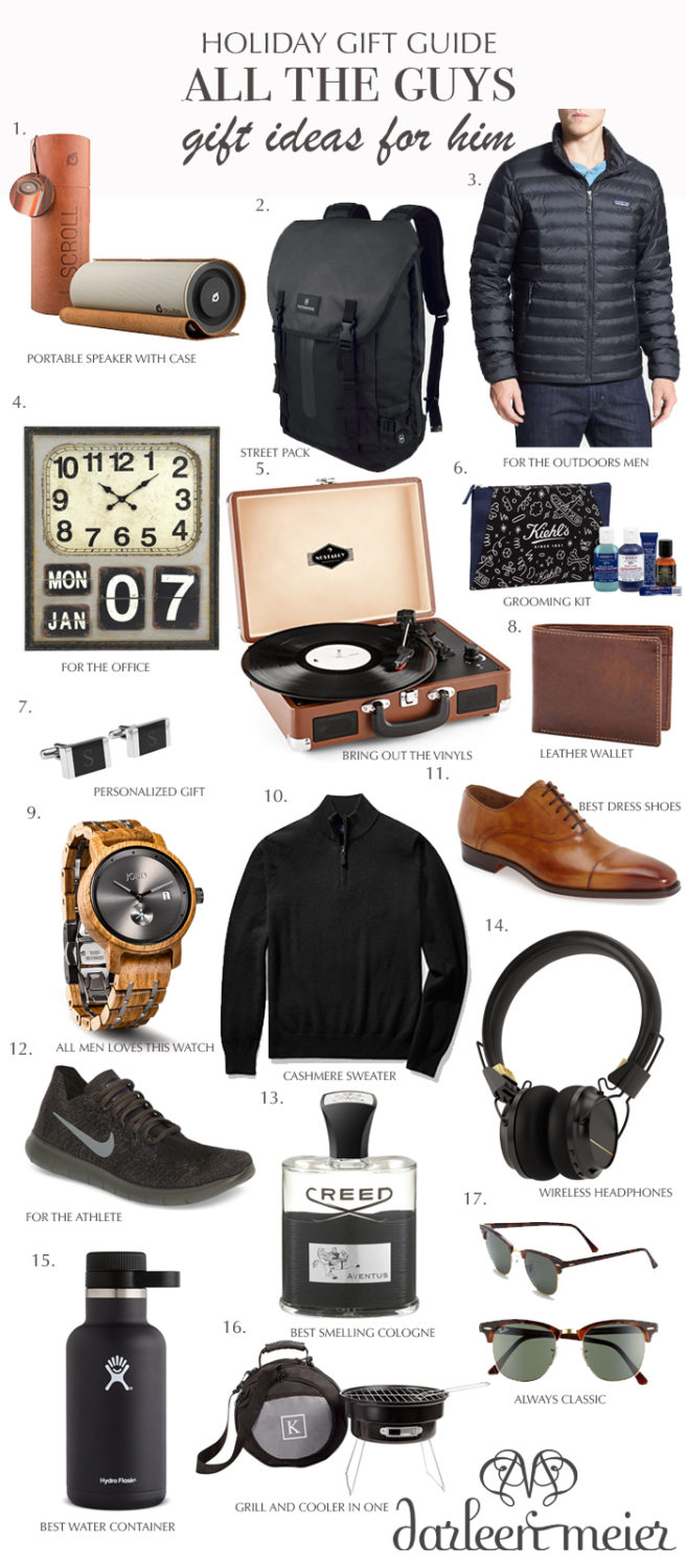 Holiday Gift Guide for Him - Darling Darleen | A Lifestyle Design Blog