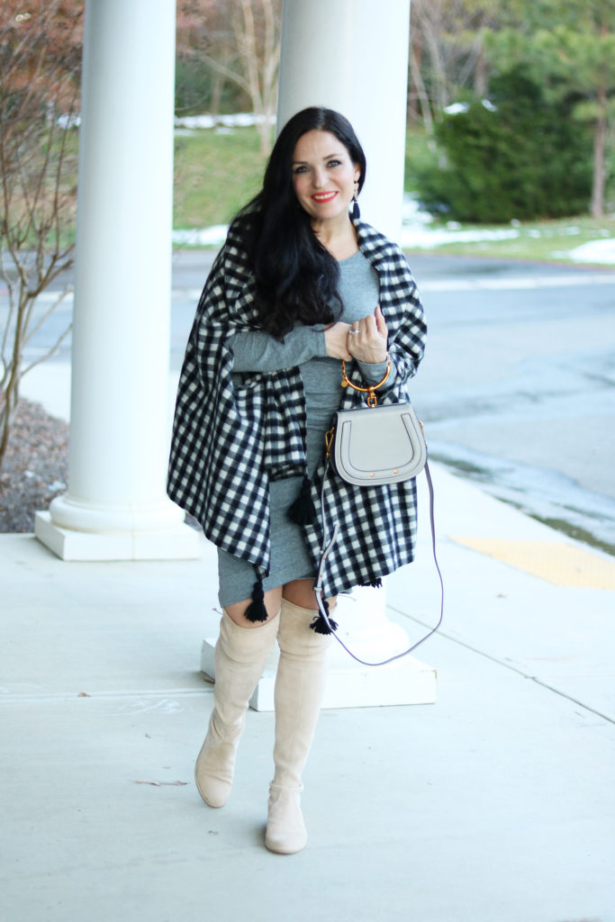 Cape Scarf Outfit - Darling Darleen | A Lifestyle Design Blog