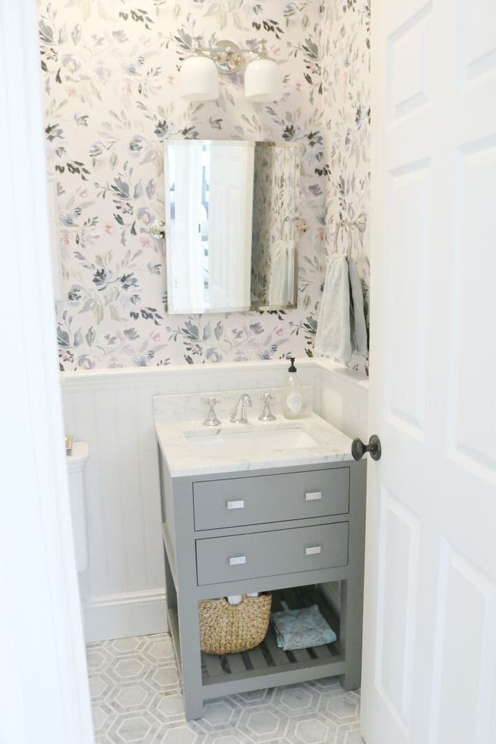 Powder Bathroom Makeover - Darling Darleen | A Lifestyle Design Blog