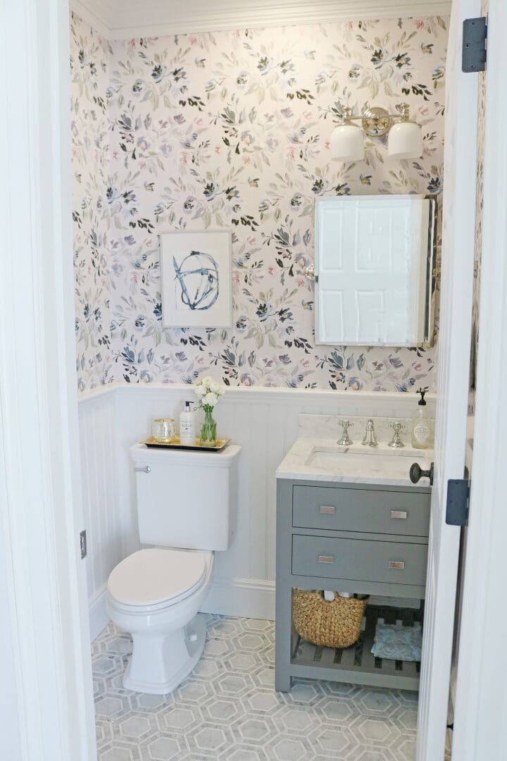 Powder Bathroom Makeover - Darling Darleen | A Lifestyle Design Blog