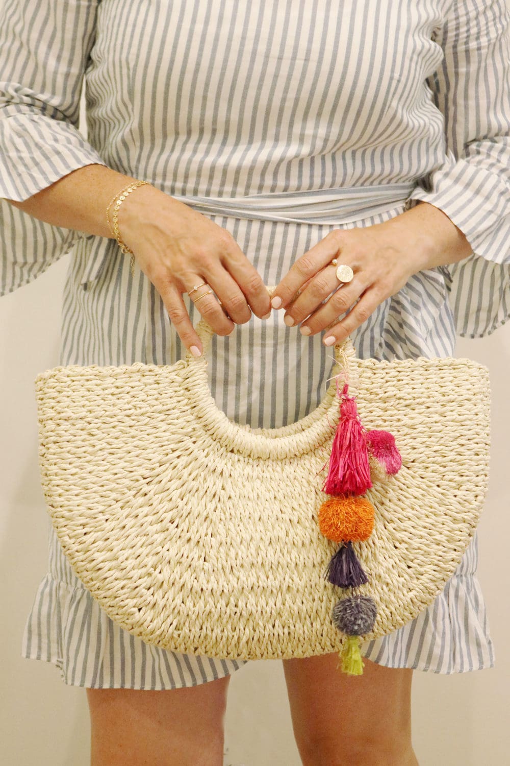 woven-straw-bag-with-tassels - Darling Darleen | A Lifestyle Design Blog