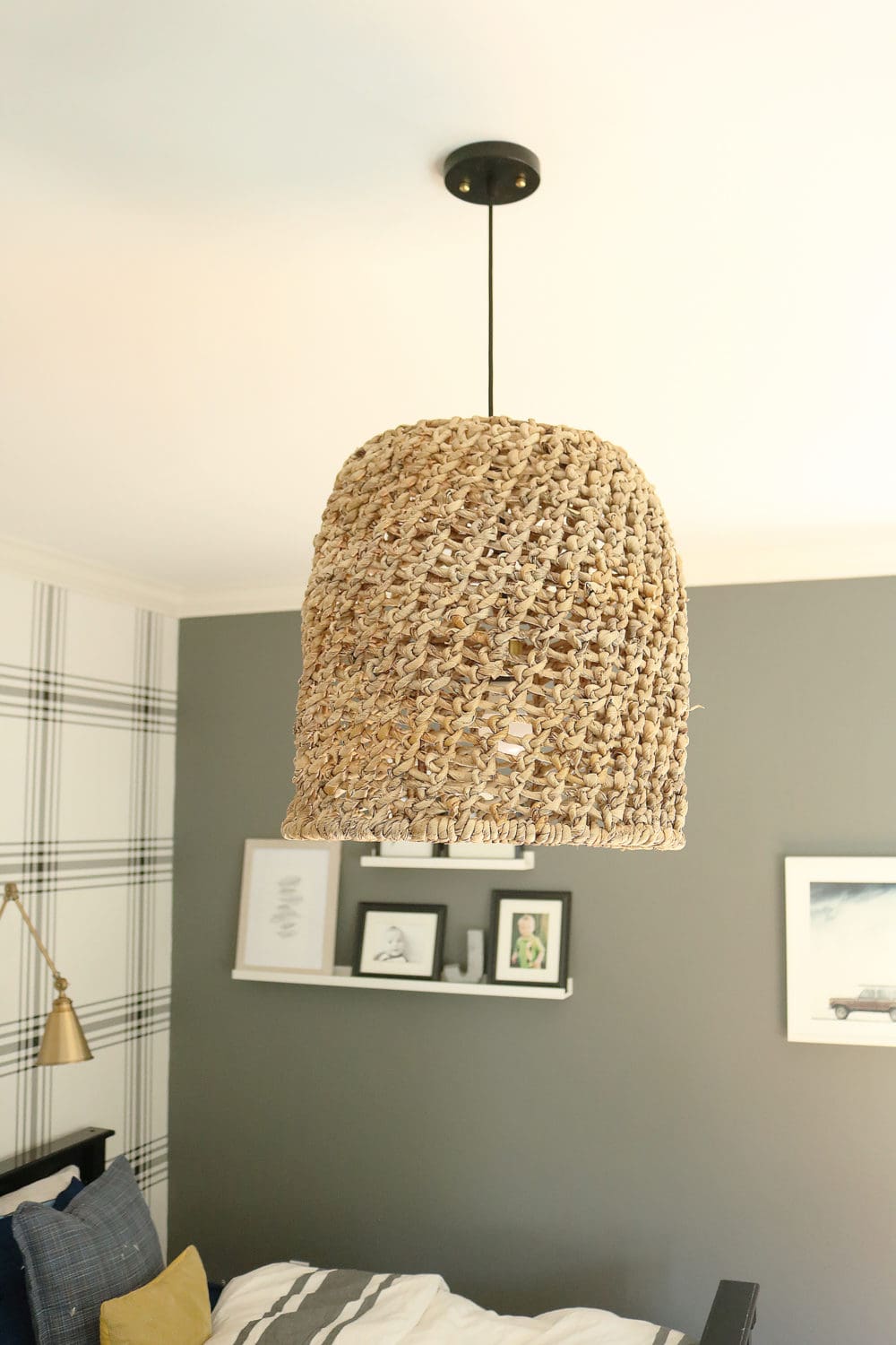 DIY Basket Light Pendant Darling Darleen A Lifestyle Design Blog