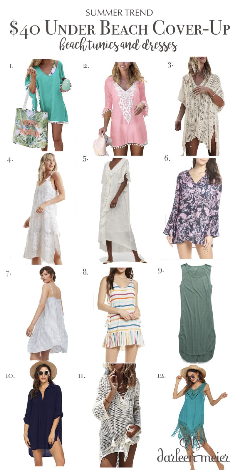 Beach Cover-Ups Under $40 - Darling Darleen | A Lifestyle Design Blog