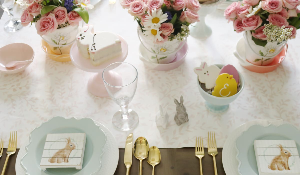 Spring Easter Table - Darling Darleen | A Lifestyle Design Blog