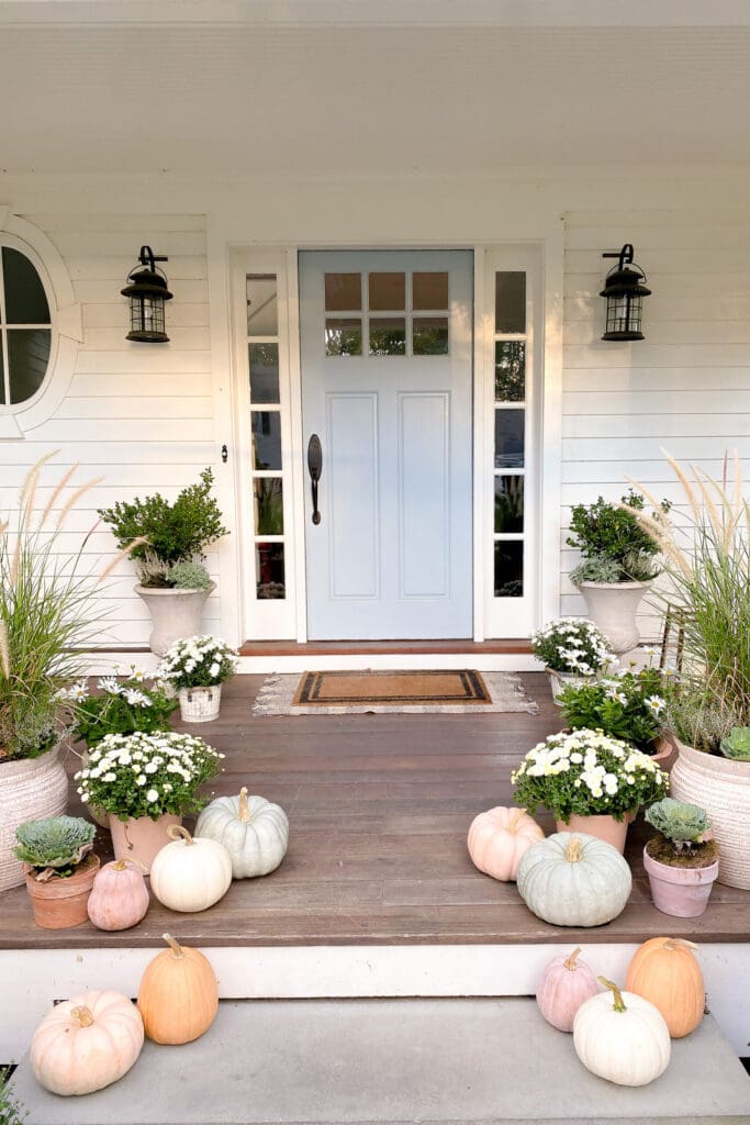 Natural Fall Porch Decor - Darling Darleen | A Lifestyle Design Blog