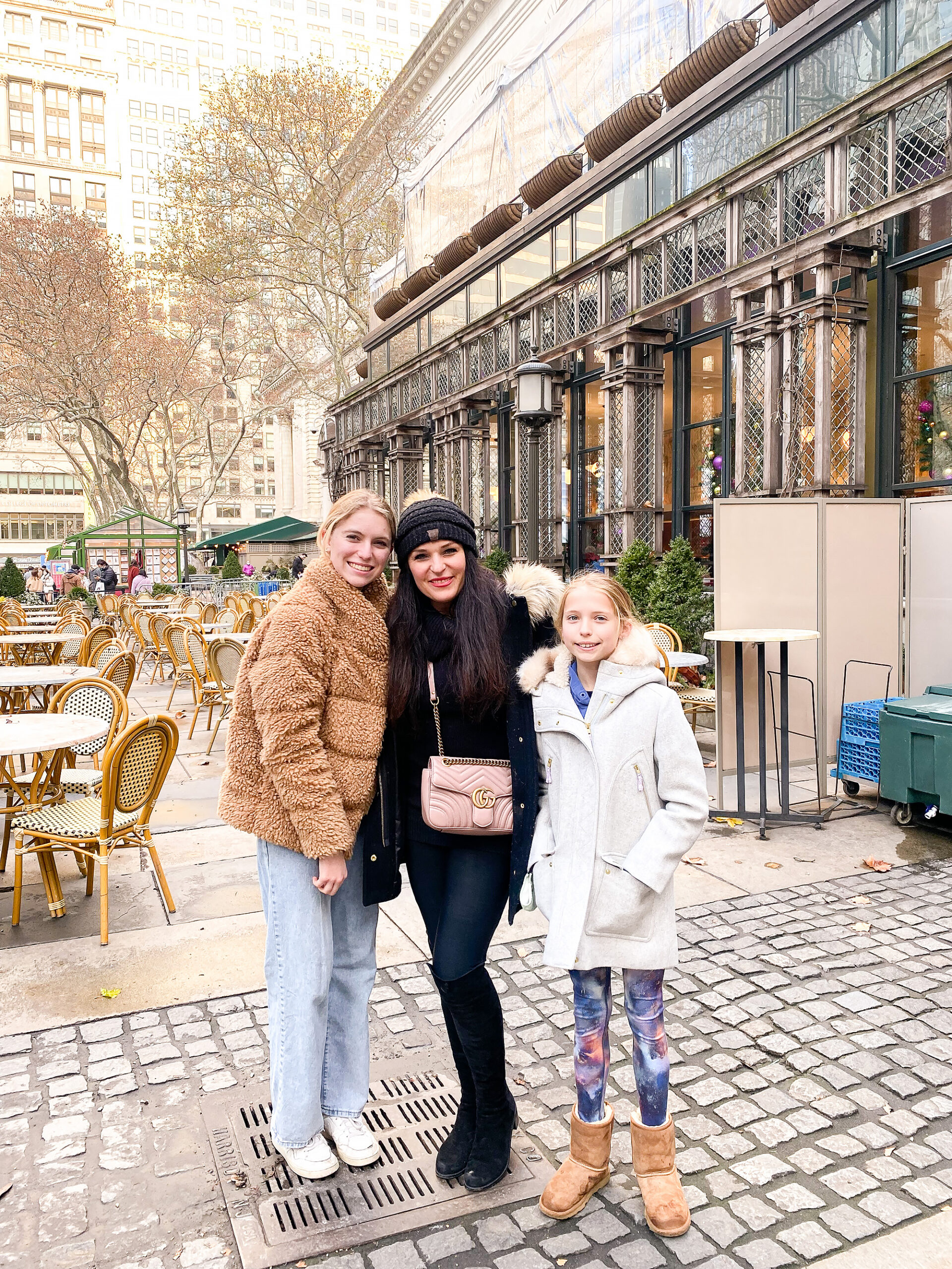 Christmas in New York City--Our Favorite Things to Do in New York City that will make your trip memorable Bryant Park Christmas market Darling Darleen Top Lifestyle blogger